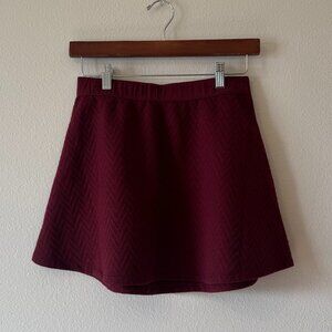 Candie's Burgundy Fifth Harmony Skater Skirt